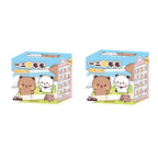 Genuine Yier and Bubu Couple'S Daily Life V3 Series Blind Box Cute Figurine Collection Desktop Ornament Fashion Trend Gift