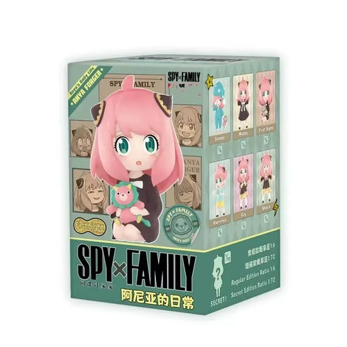 1:1 Reissue Spy X Family Anya Series Blind Box Toys Cute Figures Doll Mystery Box Model Surprise Bag for Girls Birthday Gift