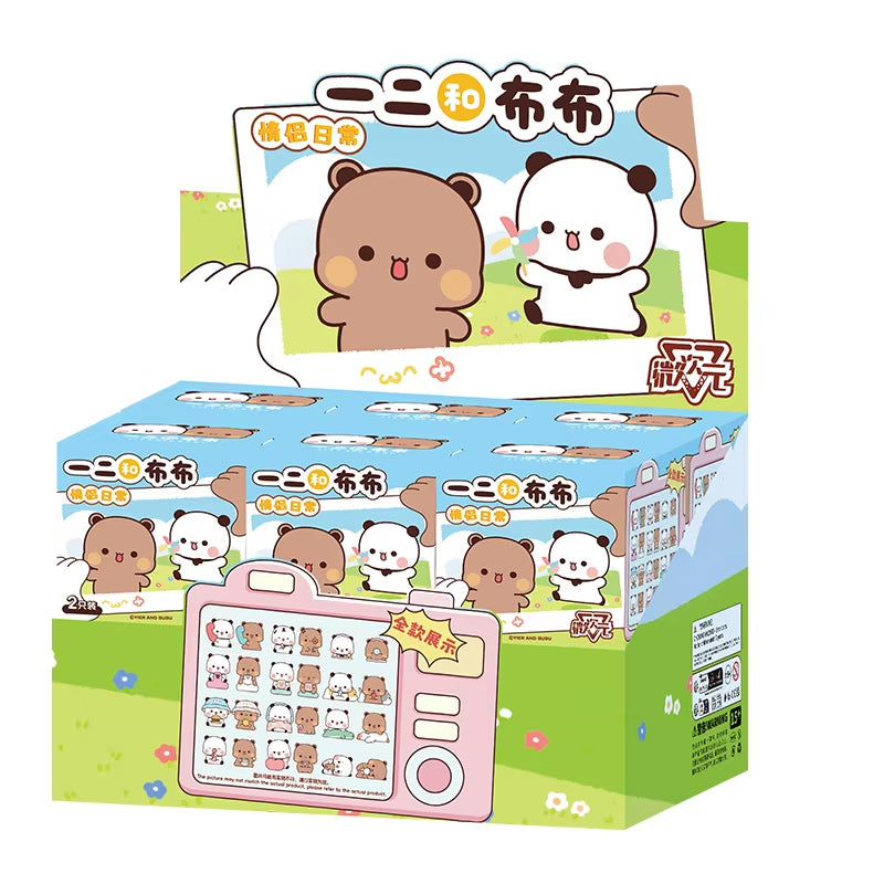 Genuine Yier and Bubu Couple'S Daily Life V3 Series Blind Box Cute Figurine Collection Desktop Ornament Fashion Trend Gift