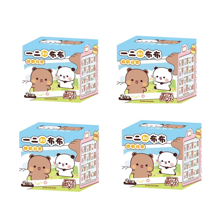 Genuine Yier and Bubu Couple'S Daily Life V3 Series Blind Box Cute Figurine Collection Desktop Ornament Fashion Trend Gift