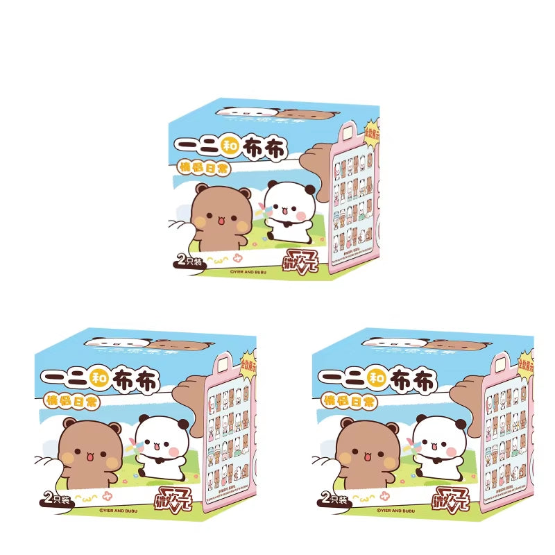 Genuine Yier and Bubu Couple'S Daily Life V3 Series Blind Box Cute Figurine Collection Desktop Ornament Fashion Trend Gift