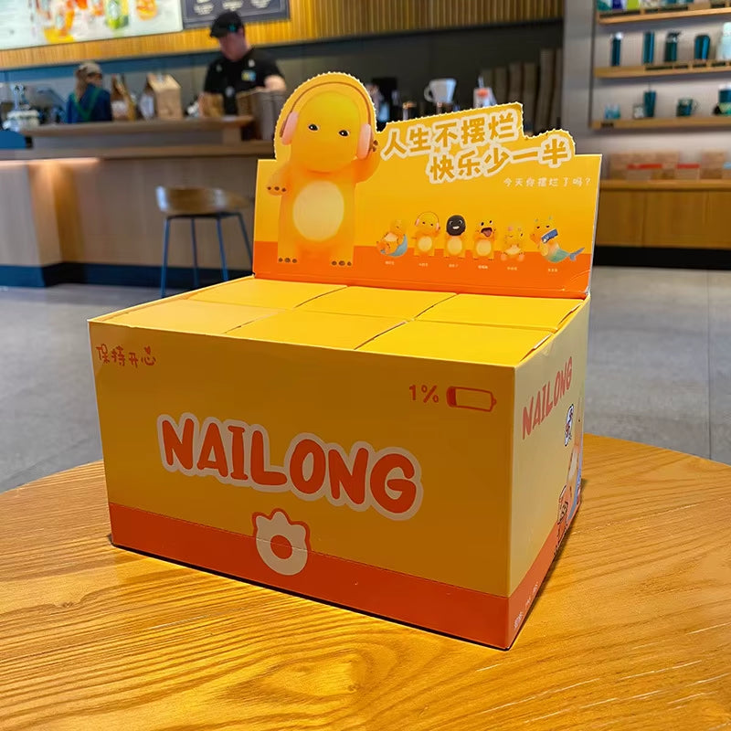 Nailong Lazy Daily Series Blind Box Desktop Decoration Toy Figure Trendy Collectible Car Ornament LOL Surprise Blind Box