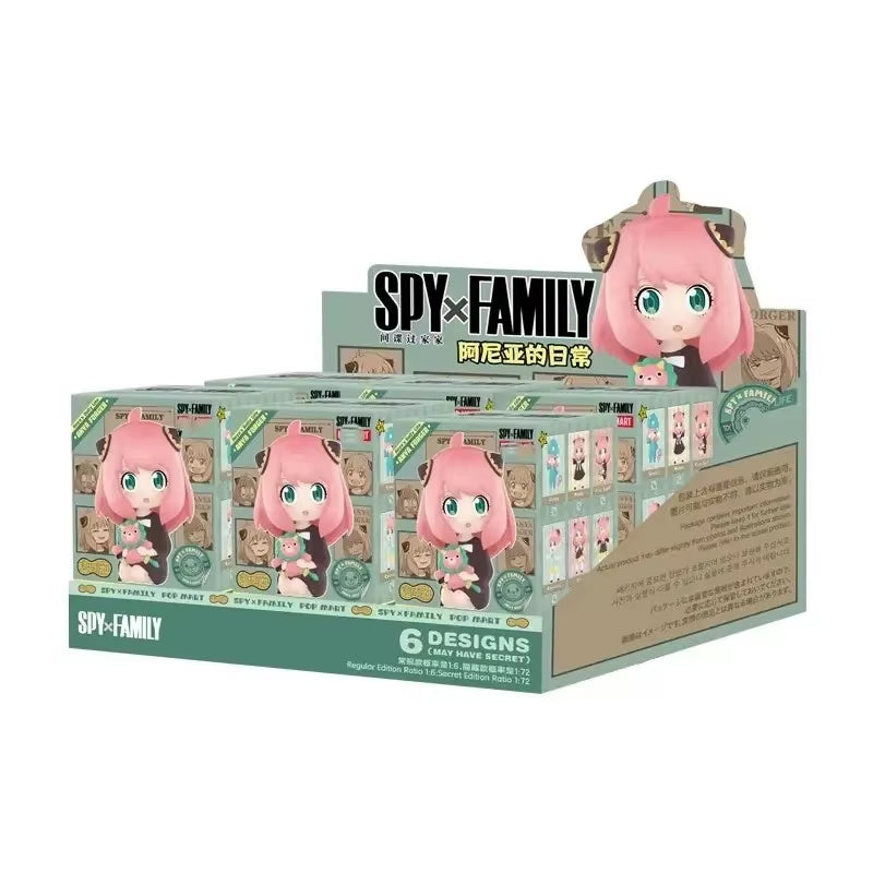 1:1 Reissue Spy X Family Anya Series Blind Box Toys Cute Figures Doll Mystery Box Model Surprise Bag for Girls Birthday Gift