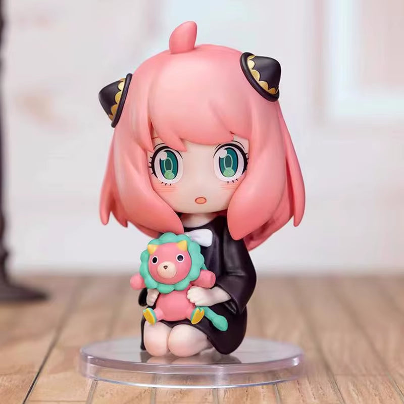 1:1 Reissue Spy X Family Anya Series Blind Box Toys Cute Figures Doll Mystery Box Model Surprise Bag for Girls Birthday Gift